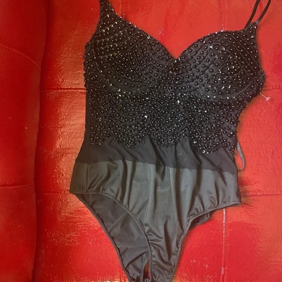Windsor Black Pearl Black Lingerie NWT - Picture 1 of 5